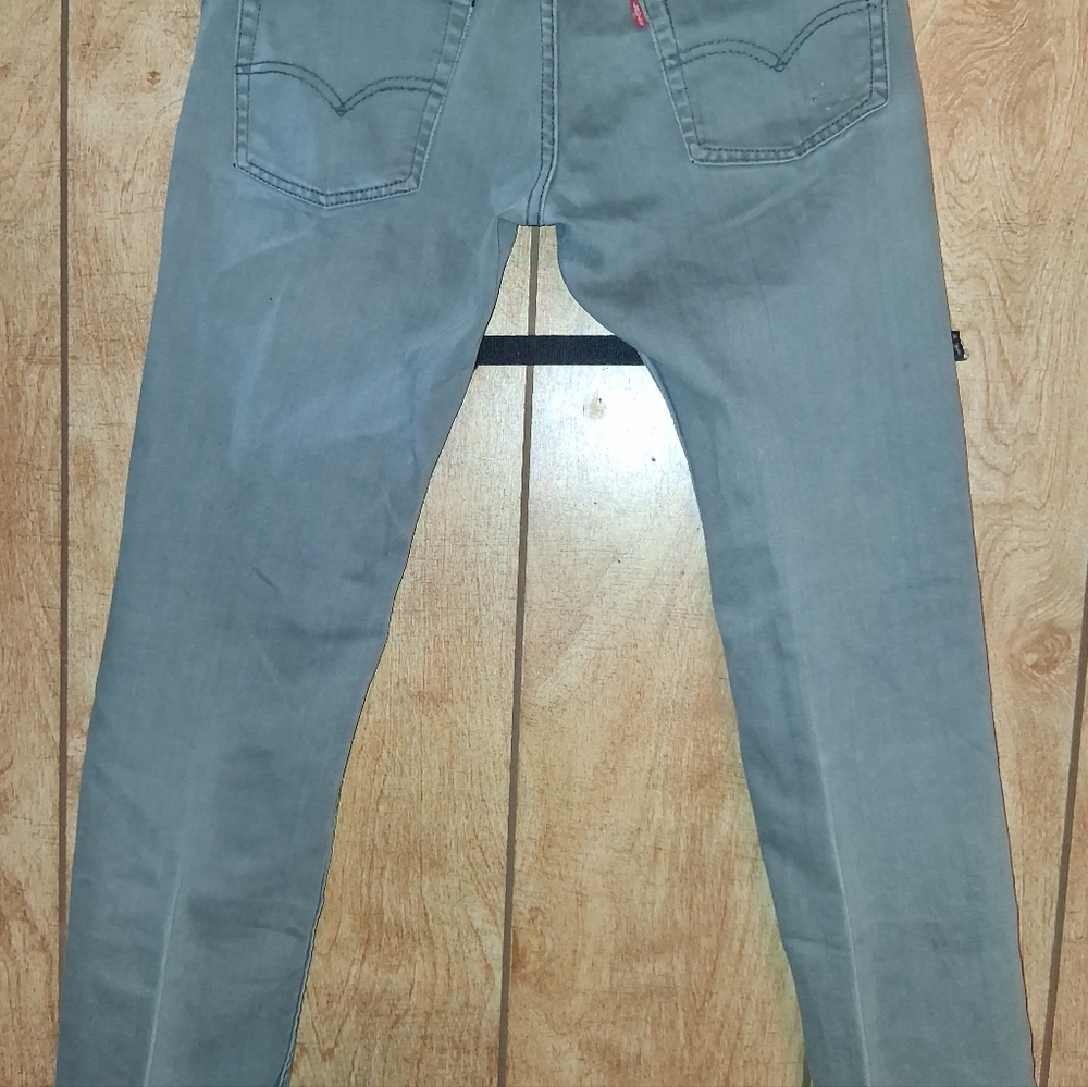 Levi's Grey Stone Washed 511 Slims Size 16 reg